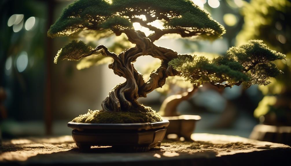 optimizing light conditions for bonsai