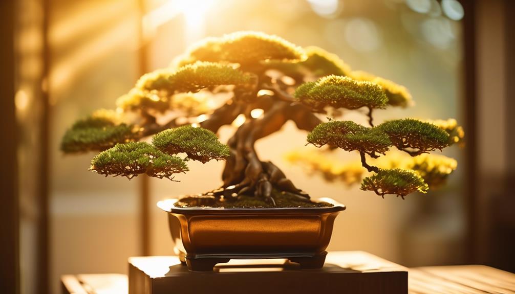 sunlight vital for bonsai