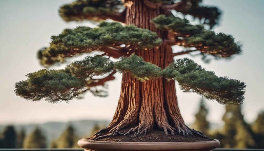 ancient tree in miniature