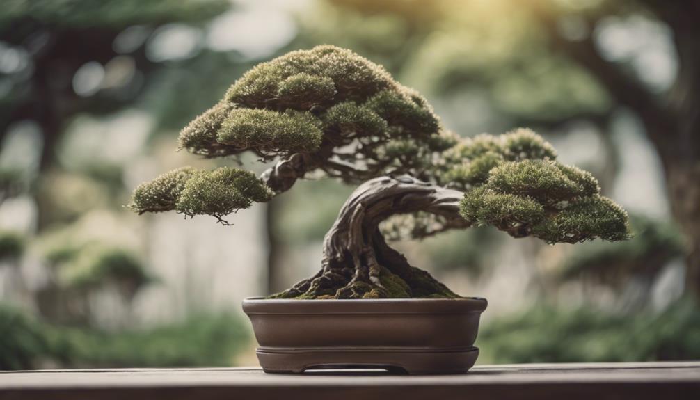 miniature trees with history