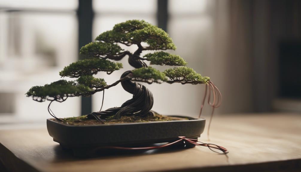 precision wiring for bonsai