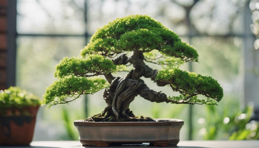 pruning and nurturing plants