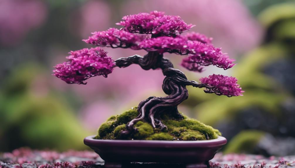 unique bonsai tree exhibit